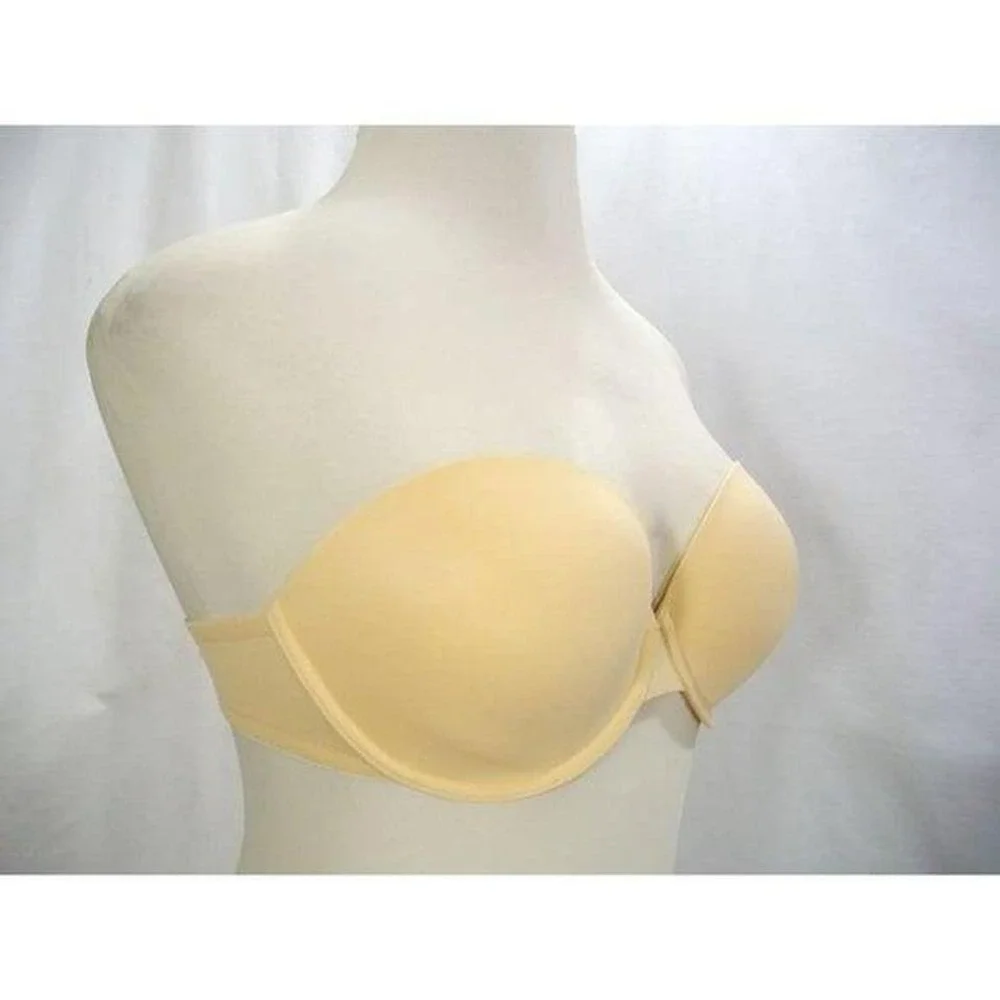 34DD Panache SuperBra 3370 Porcelain Moulded Strapless Underwire‎ Bra Nude
